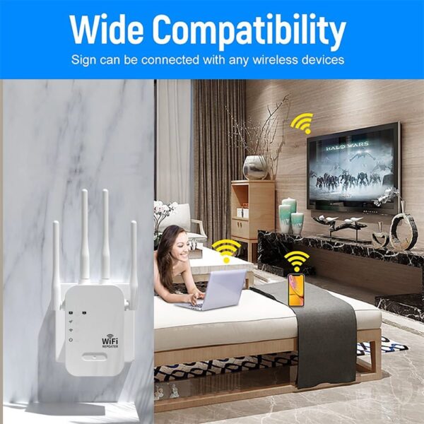 1200Mbps WiFi Repeater Wireless WIFI Extender WiFi Booster 5G 2 4G Dual band Network Amplifier Long 4