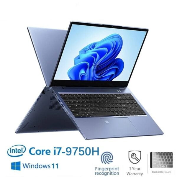 2023 Gaming Laptop Computer Office Business Notebooks Win11 15 6 Intel Core I7 9750H Dual DDR4