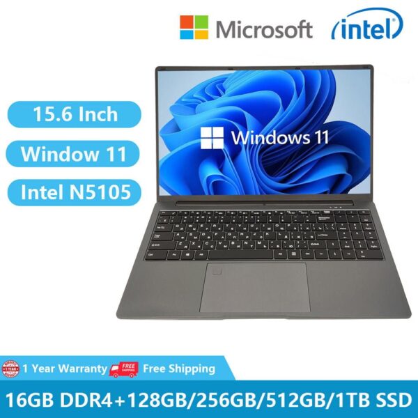 2023 Gaming Laptops Windows 11 Cheap School Notebook Computer PC Netbook 15 6 Inch Intel Celeron