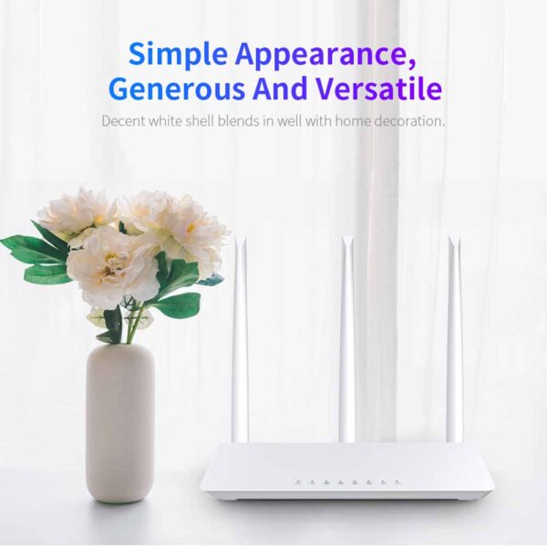 300Mbps 2 4Ghz Wireless Home WiFi Router with 3 3dBi Antenna 3 10 100Mbps LAN port 1