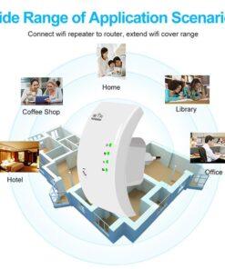 Alternative view of 300Mbps WiFi Repeater Extender Amplifier Booster Signal 802.11N Long Range Wireless Wi-Fi Repeater Access Point 2.4GHz~2.4835GHz
