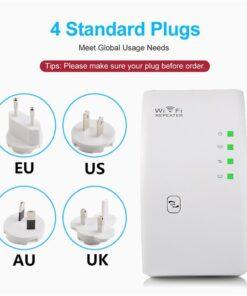 300Mbps WiFi Repeater Extender Amplifier Booster Signal 802.11N Long Range Wireless Wi-Fi Repeater Access Point 2.4GHz~2.4835GHz 8 300Mbps WiFi Repeater Extender Amplifier Booster Signal 802 11N Long Range Wireless Wi Fi Repeater Access 2