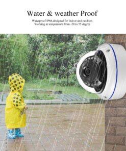 4K Video Surveillance Set 8MP POE Dome Vandel proof Camera Kit Audio Video Outdoor Home 4 5