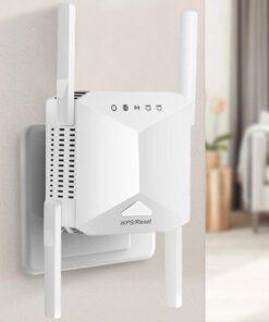 Alternative view of 5Ghz Wireless WiFi Repeater 1200Mbps Router WiFi Extender Amplifier 5GHz/2.4G Wi-Fi Signal Booster Long Range Network Access Poi