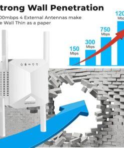 5Ghz Wireless WiFi Repeater 1200Mbps Router WiFi Extender Amplifier 5GHz/2.4G Wi-Fi Signal Booster Long Range Network Access Poi 8 5Ghz Wireless WiFi Repeater 1200Mbps Router WiFi Extender Amplifier 5GHz 2 4G Wi Fi Signal Booster 2