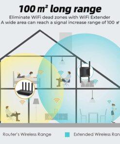 5Ghz Wireless WiFi Repeater 1200Mbps Router WiFi Extender Amplifier 5GHz/2.4G Wi-Fi Signal Booster Long Range Network Access Poi 10 5Ghz Wireless WiFi Repeater 1200Mbps Router WiFi Extender Amplifier 5GHz 2 4G Wi Fi Signal Booster 4
