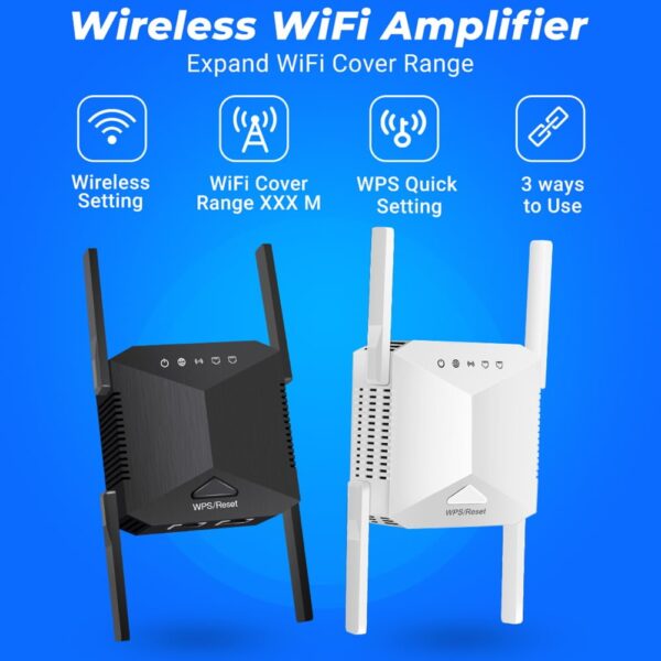 5Ghz Wireless WiFi Repeater 1200Mbps Router WiFi Extender Amplifier 5GHz 2 4G Wi Fi Signal Booster 5