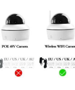 Alternative view of H265 5MP Security IP Camera Wifi PTZ Dome Full Metal 5X Auto Zoom Humanoid Tracking 1080P POE CCTV Two Way Audio SD TF Card Slot