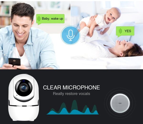 IP wifi Camera Video Surveillance HD 1080P Cloud Wireless Automatic Tracking Infrared Surveillance Cameras Security With 3