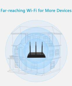 KuWFi 1200Mbps 11ac Dual Band WiFi Router 2 4G 5G with Gigabit LAN Port Wireless N 2