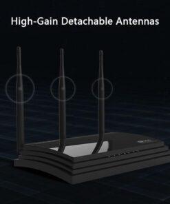 KuWFi 1200Mbps 11ac Dual Band WiFi Router 2 4G 5G with Gigabit LAN Port Wireless N 3
