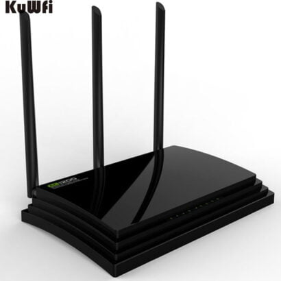 KuWFi 1200Mbps 11ac Dual Band WiFi Router 2 4G 5G with Gigabit LAN Port Wireless N