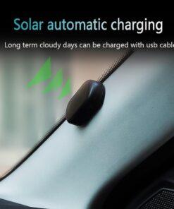LED Solar Powered Alarm Lamp Car Wireless Warning Anti Theft Caution Fake Security Light Flashing Imitation 2