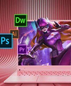 Alternative view of Laptop 15.6 Inch 16GB RAM 2TB SSD Notebook Intel Celeron Laptops Windows 11 Office Computer Backlit with Fingerprint WiFI Camera