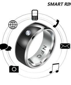Alternative view of NFC Smart Ring For Men Multifunctional Titanium Steel Waterproof Intelligent Digital Technology Ring Tarnish Free Jewelry KBR45