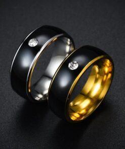 NFC Smart Ring For Men Multifunctional Titanium Steel Waterproof Intelligent Digital Technology Ring Tarnish Free Jewelry 4