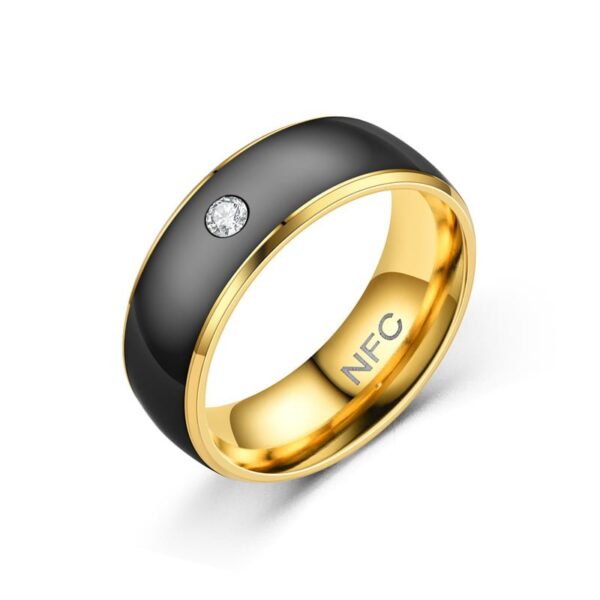 NFC Smart Ring For Men Multifunctional Titanium Steel Waterproof Intelligent Digital Technology Ring Tarnish Free Jewelry 5