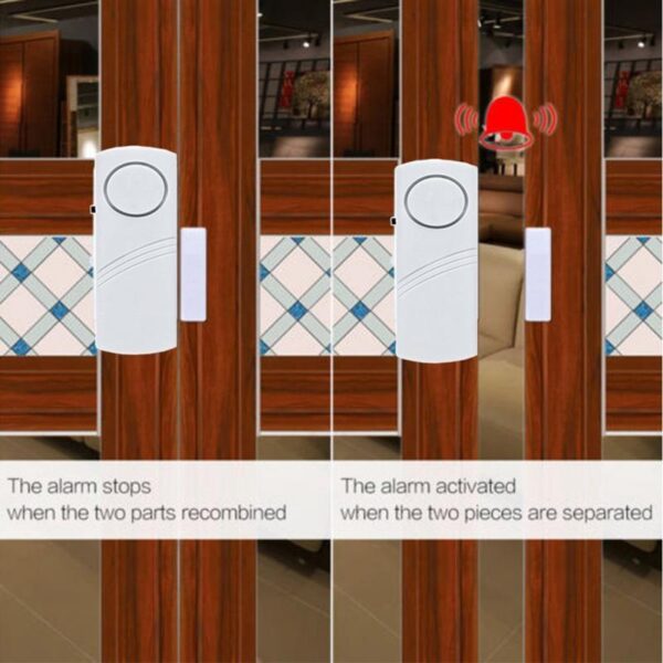 New Longer Door Window Wireless Burglar Alarm With Magnetic Sensor Home Safety Wireless Longer System Security 1