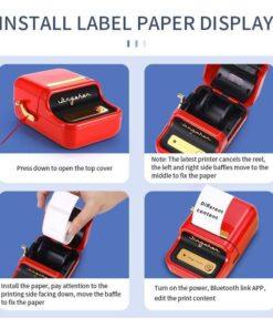 Niimbot B21 Label Printer Portable Thermal Wireless Bluetooth Printer Used for Barcode Clothing Jewelry Fooder 2