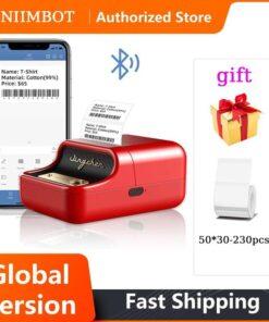 Niimbot B21 Label Printer Portable Thermal Wireless Bluetooth Printer Used for Barcode Clothing Jewelry Fooder