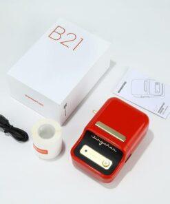 Niimbot B21 Label Printer Portable Thermal Wireless Bluetooth Printer Used for Barcode Clothing Jewelry Fooder 4