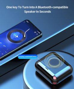 Alternative view of Smart Wireless Headphones Small Size Heavy Bass Cool Appearance Bluetooth-compatible Headsets Phone Call