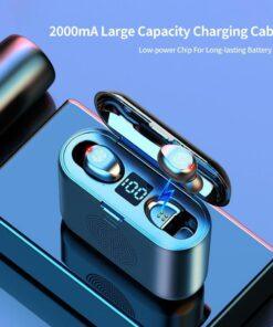 Smart Wireless Headphones Small Size Heavy Bass Cool Appearance Bluetooth-compatible Headsets Phone Call