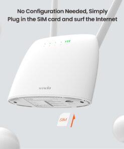 Tenda 4G Router SIM Card AC1200 Wireless Router Hotspot 64 Users 150mbps Beamforming 4G Wifi Router 4