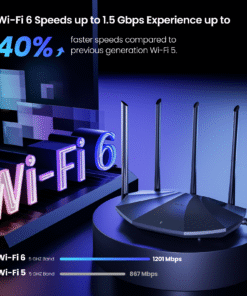 Tenda WIFI 6 Router AX1500 Gigabit Wireless Router Wifi Signal Amplifier 2 4G 5GHz MU MIMO 3