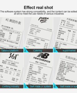 Ticket Receipt Thermal Printer For Supermarket Portable Bluetooth 58mm Miniature Handheld Takeaway Receipt Paper Printer 9 Ticket Receipt Thermal Printer For Supermarket Portable Bluetooth 58mm Miniature Handheld Takeaway Receipt Paper Printer 3