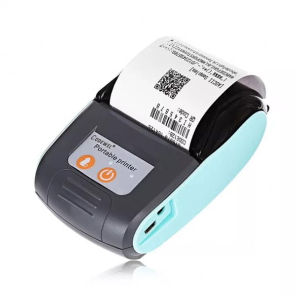Ticket Receipt Thermal Printer For Supermarket Portable Bluetooth 58mm Miniature Handheld Takeaway Receipt Paper Printer