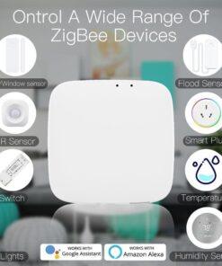 Alternative view of Tuya ZigBee 3.0 Smart Gateway Hub Smart Home Bridge Smart Life APP Wireless Remote Controller Works with Alexa Google Home