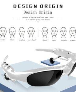 X8S Wireless Handsfree Bluetooth compatible 5 0 Headset Stereo Headphone Sunglasses Smart Glasses for Smart Phones 2