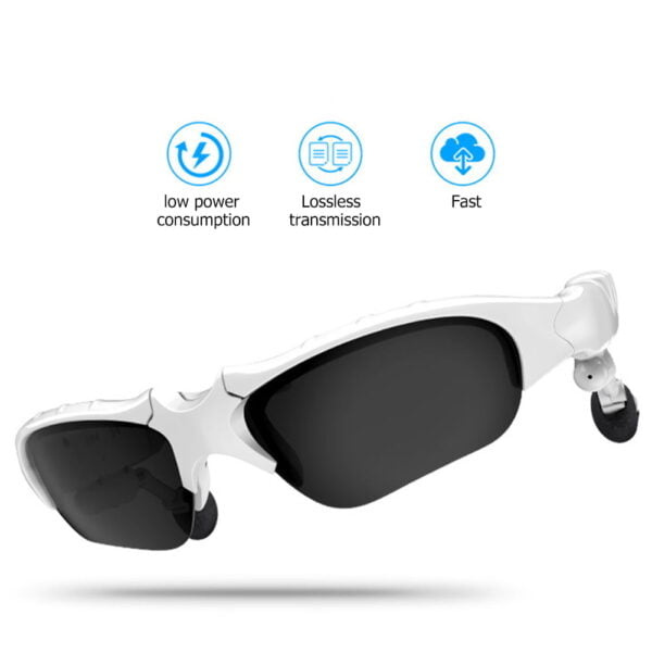 X8S Wireless Handsfree Bluetooth compatible 5 0 Headset Stereo Headphone Sunglasses Smart Glasses for Smart Phones 3