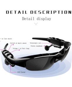 X8S Wireless Handsfree Bluetooth compatible 5 0 Headset Stereo Headphone Sunglasses Smart Glasses for Smart Phones 5