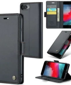 Leather Flip Cover for iphone 6 Plus/ 7 Plus/ 8 Plus CaseMe