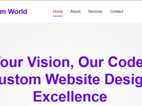 Custom Web Application Development