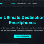 Smartphones Shop Website Design in Kenya