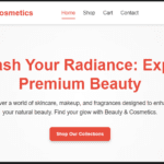 Beauty & Cosmetics Shop Website Design in Kenya