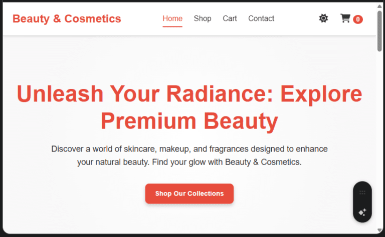 Beauty & Cosmetics Shop Website Design in Kenya
