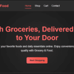 Grocery & Food Delivery Service Website Design in Kenya