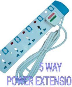 Power King 5 way 3metres Extension With Switches