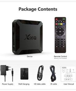 Allwinner H313 X96Q Android TV Box 1gb Ram+8gb Rom