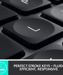 Alternative view of Logitech MX Keys Business- Advanced Illuminated Wireless Keyboard – Black