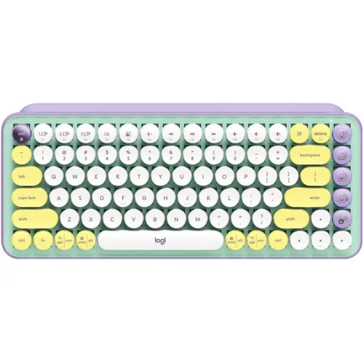 Logitech POP Keys Wireless Mechanical Keyboard with Customizable Emoji Keys (Daydream Mint) 6 Logitech Pop Keys DY 01