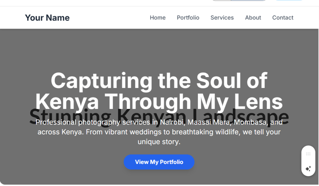 SEO for Photography Portfolios in Kenya.