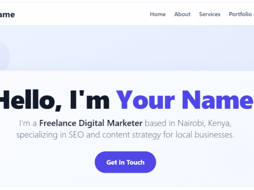 SEO for Personal Brands in Kenya