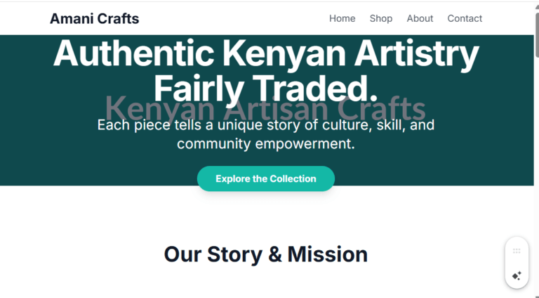 SEO for Artisan Craft Shops in Kenya