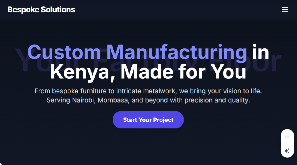 SEO for Custom Product Manufacturers in Kenya