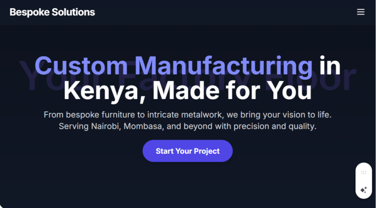 SEO for Custom Product Manufacturers in Kenya